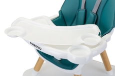 Дитячий стільчик для годування Caretero Tuva Dark Green